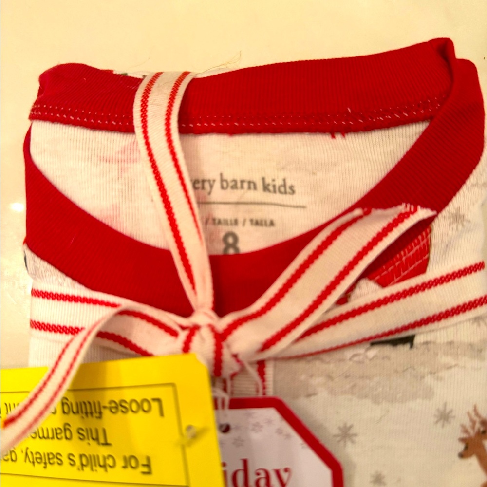 Pottery barn kids long sleeve Christmas PJ's.